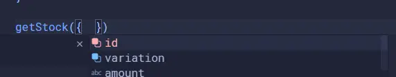 Code suggestions from VS Code.